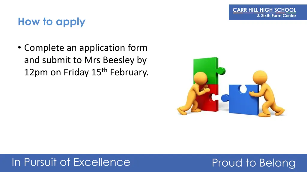 how to apply