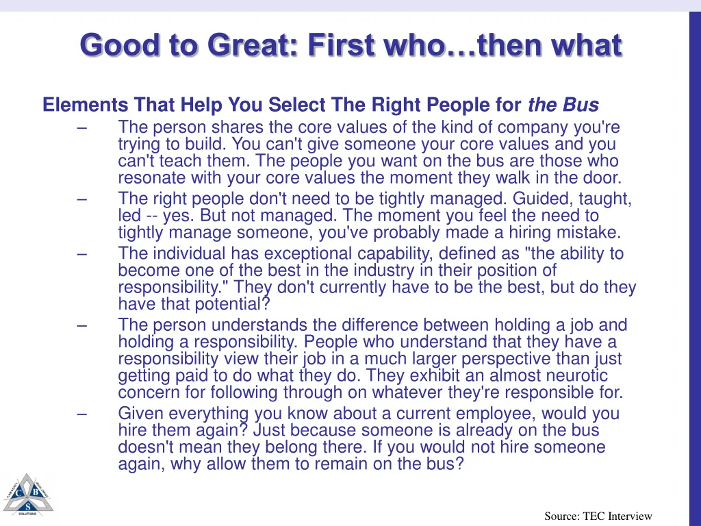 good to great first who then what 2