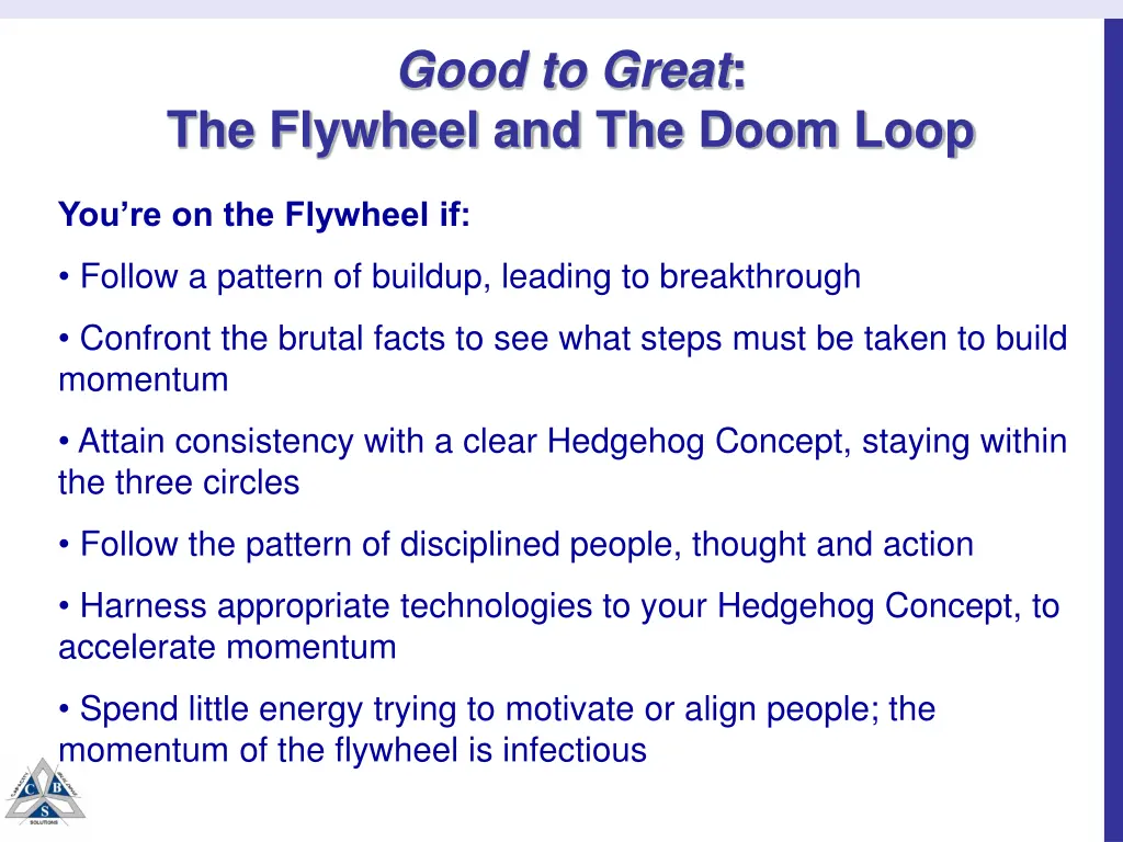 good to great