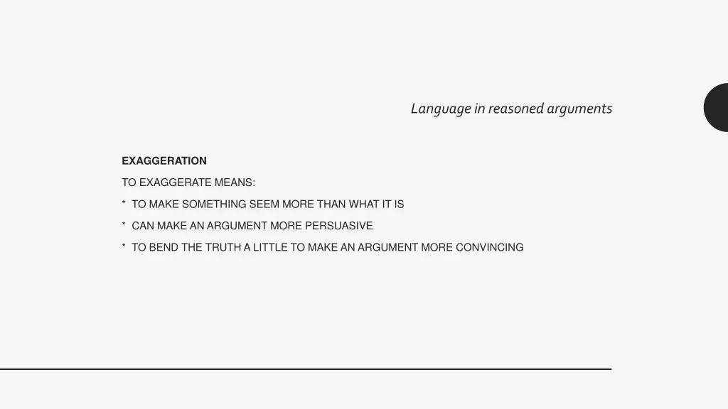 language in reasoned arguments 2