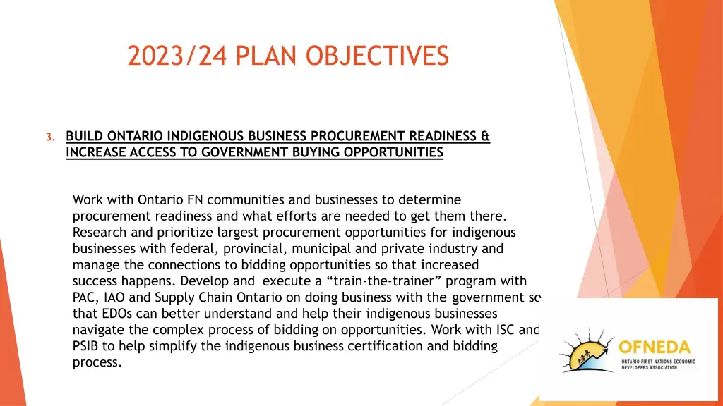 2023 24 plan objectives 2