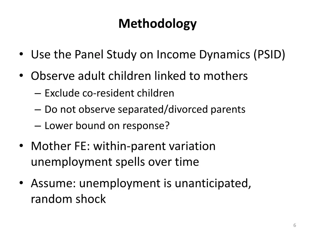 methodology