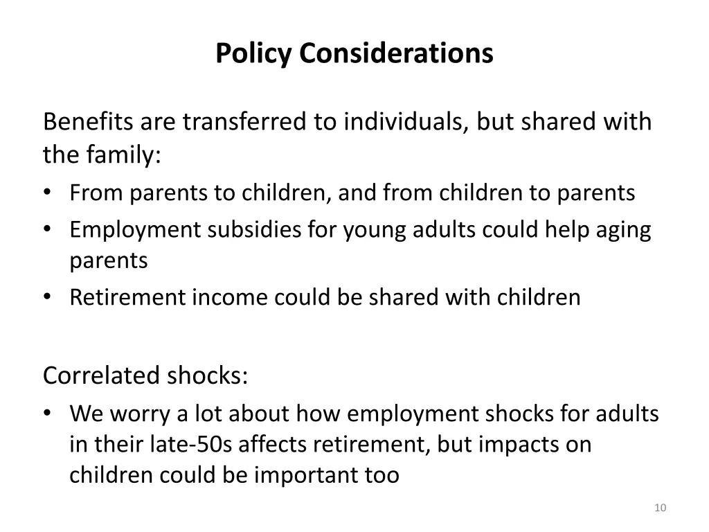 policy considerations 1