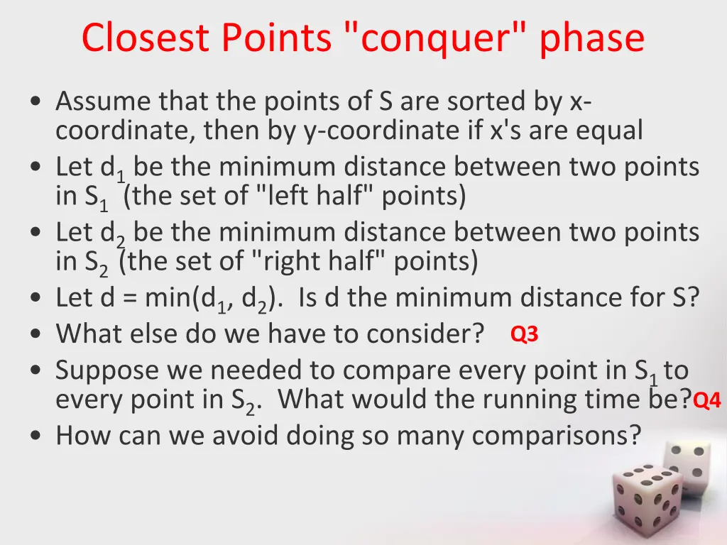 closest points conquer phase