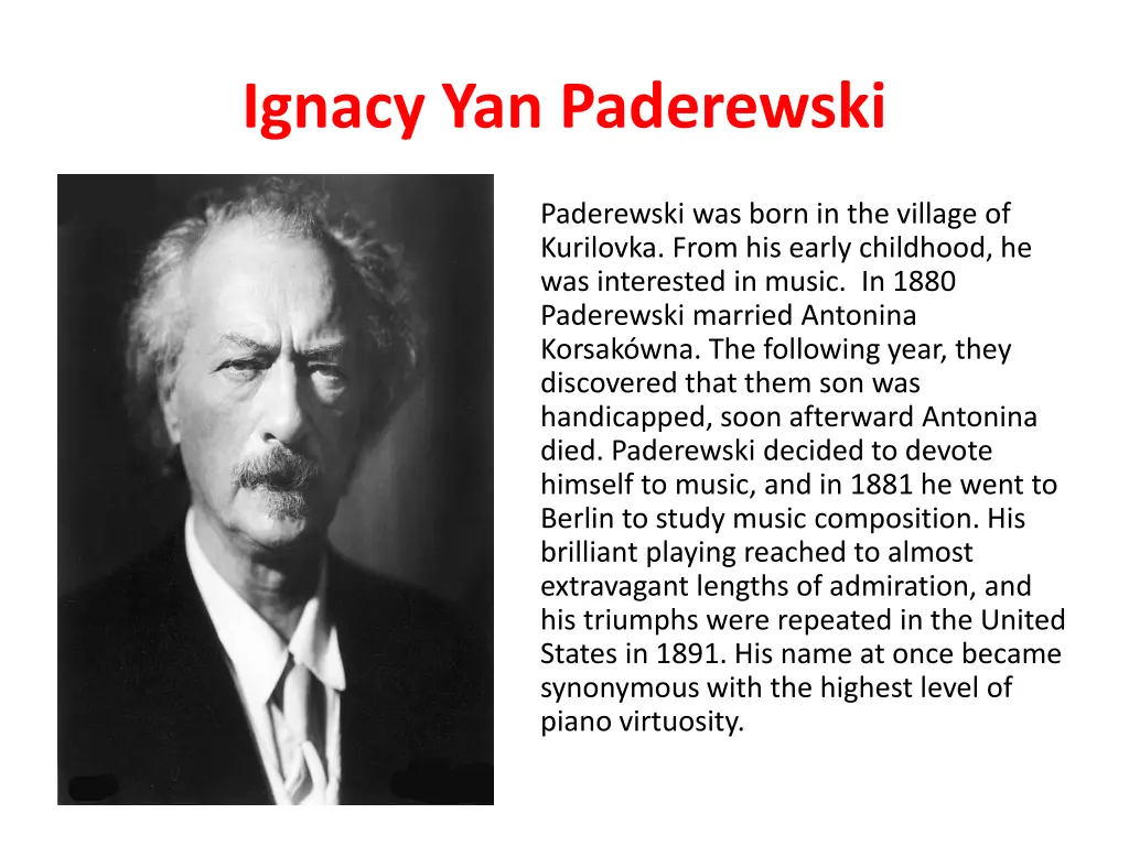 ignacy yan paderewski