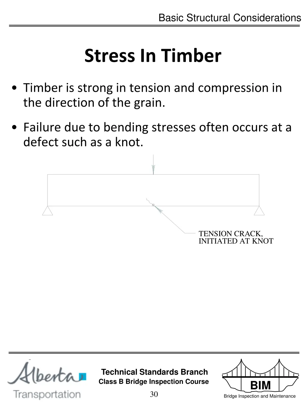 basic structural considerations 30
