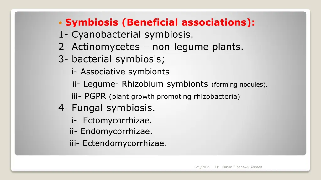 symbiosis beneficial associations