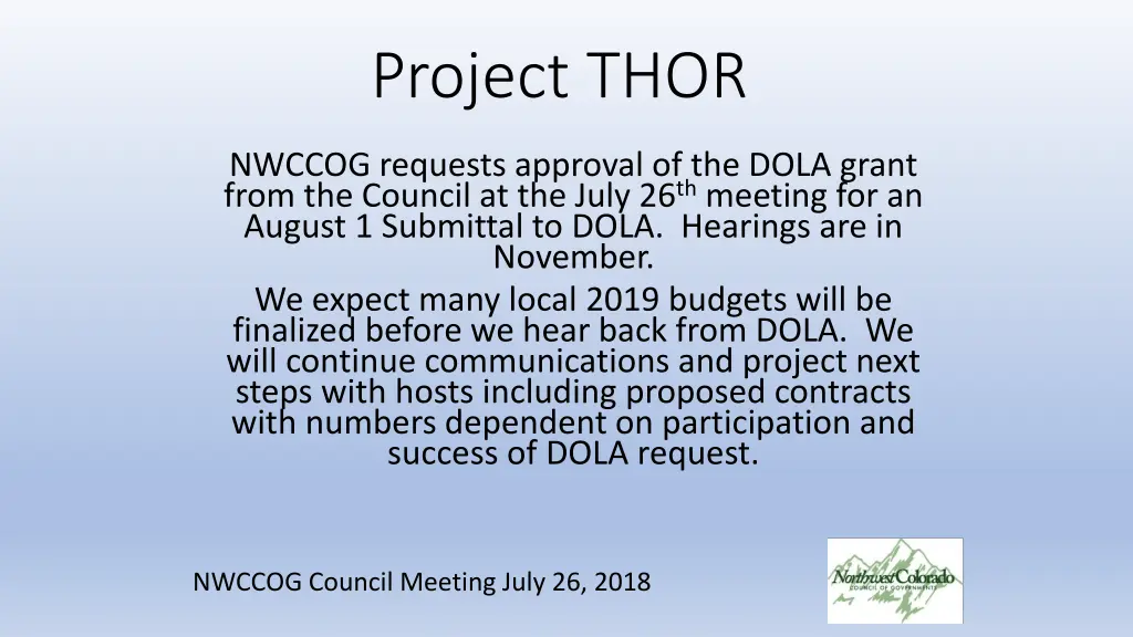 project thor 6