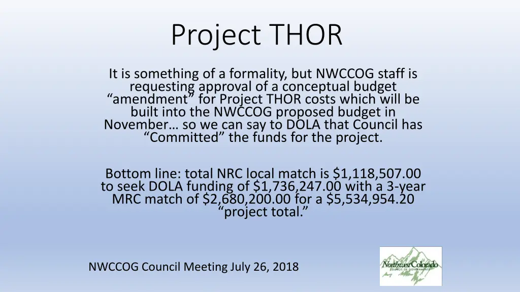 project thor 8