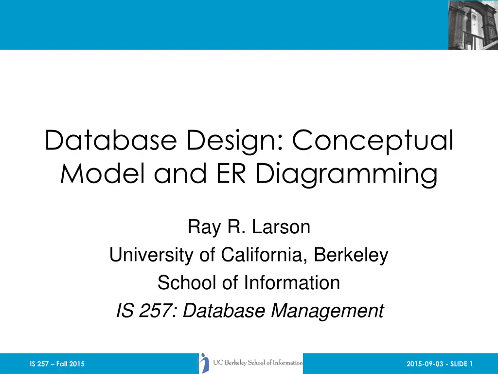 database design conceptual model