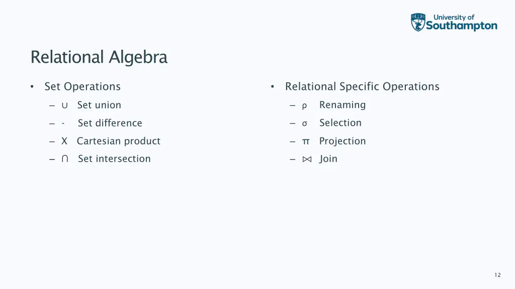 relational algebra 3