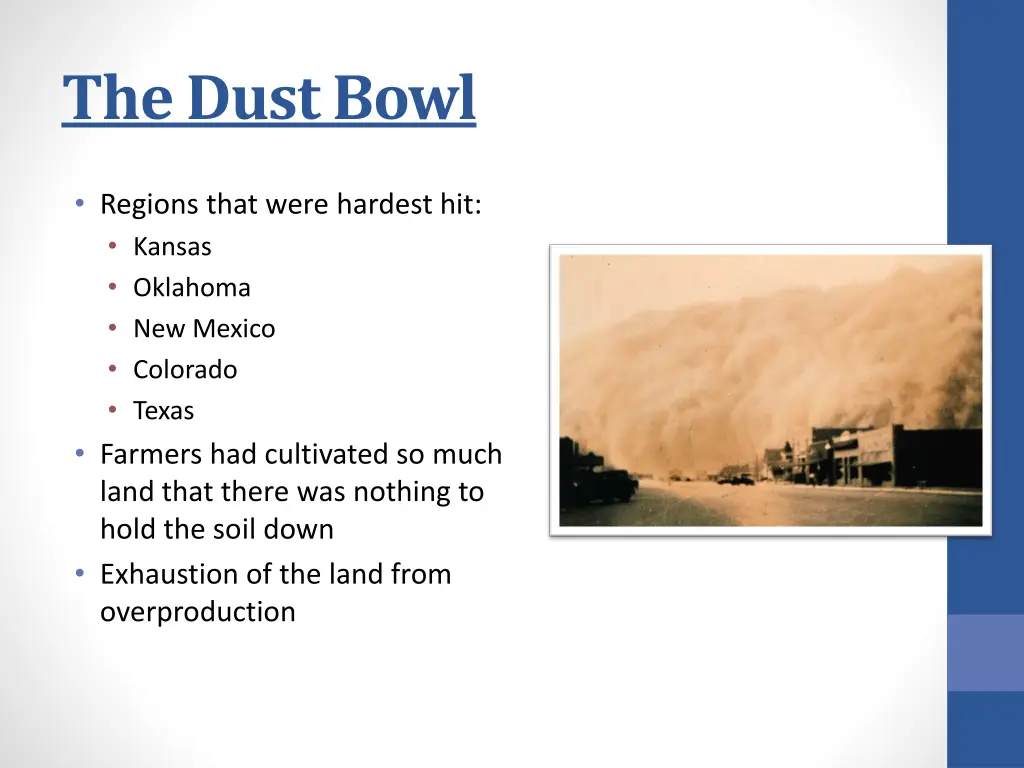 the dust bowl