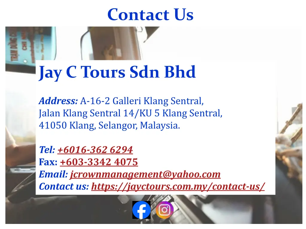 contact us