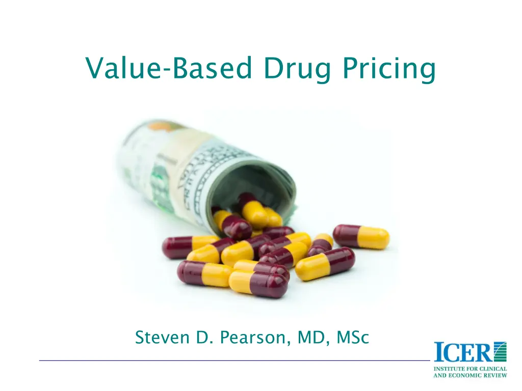 value based drug pricing