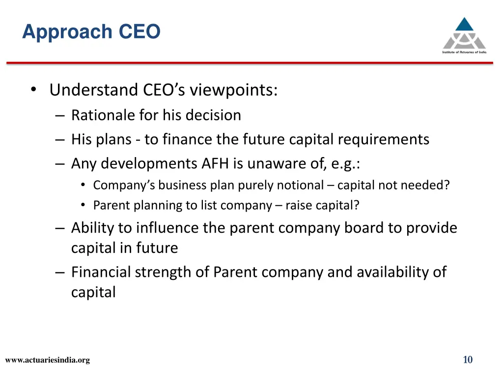 approach ceo