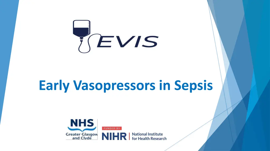 early vasopressors in sepsis