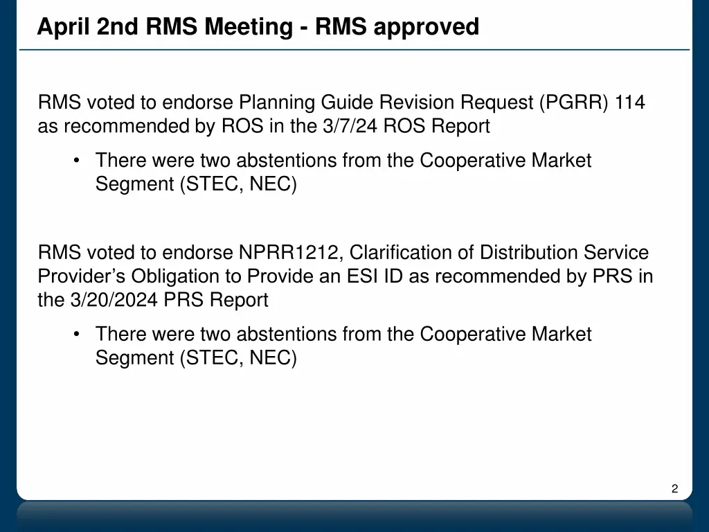 april 2nd rms meeting rms approved