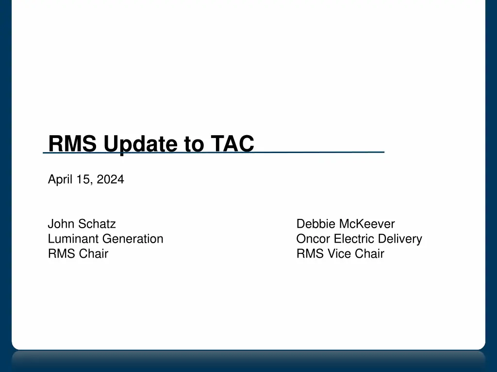 rms update to tac april 15 2024