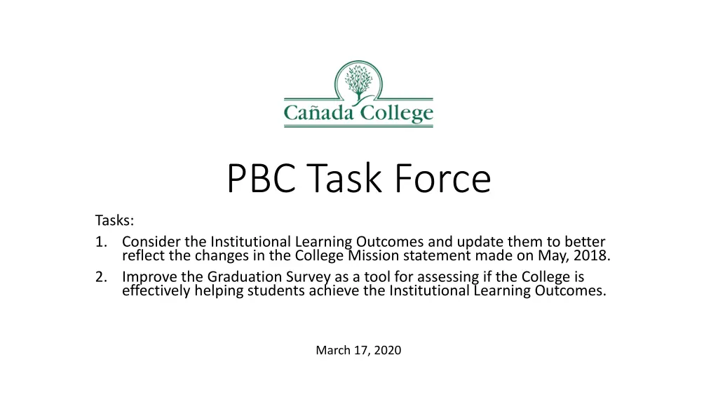 pbc task force