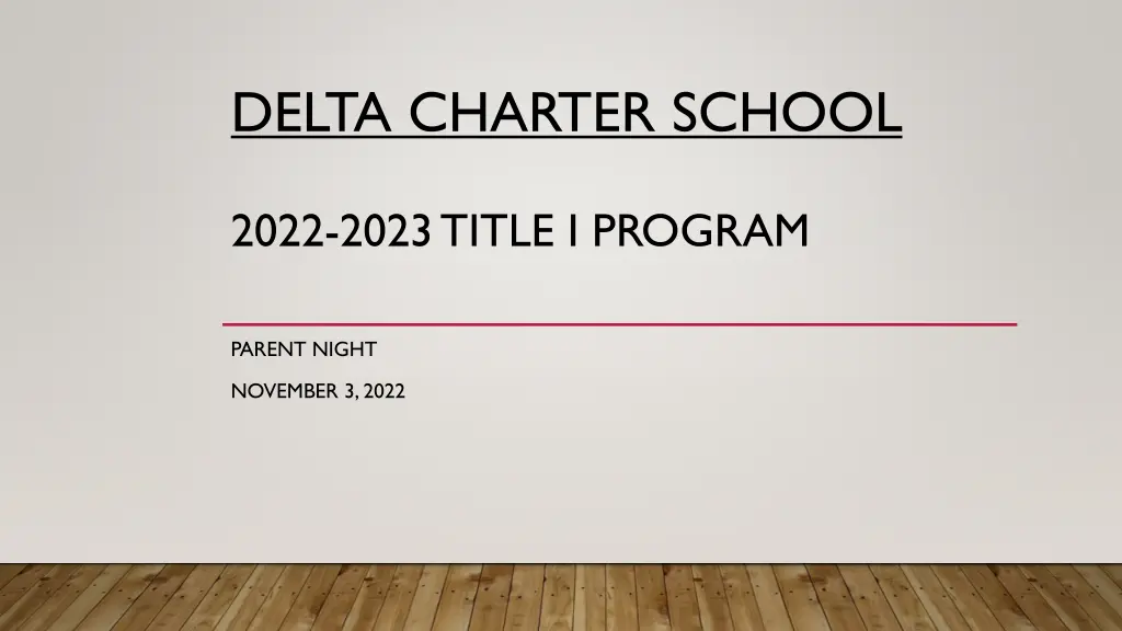 delta charter school