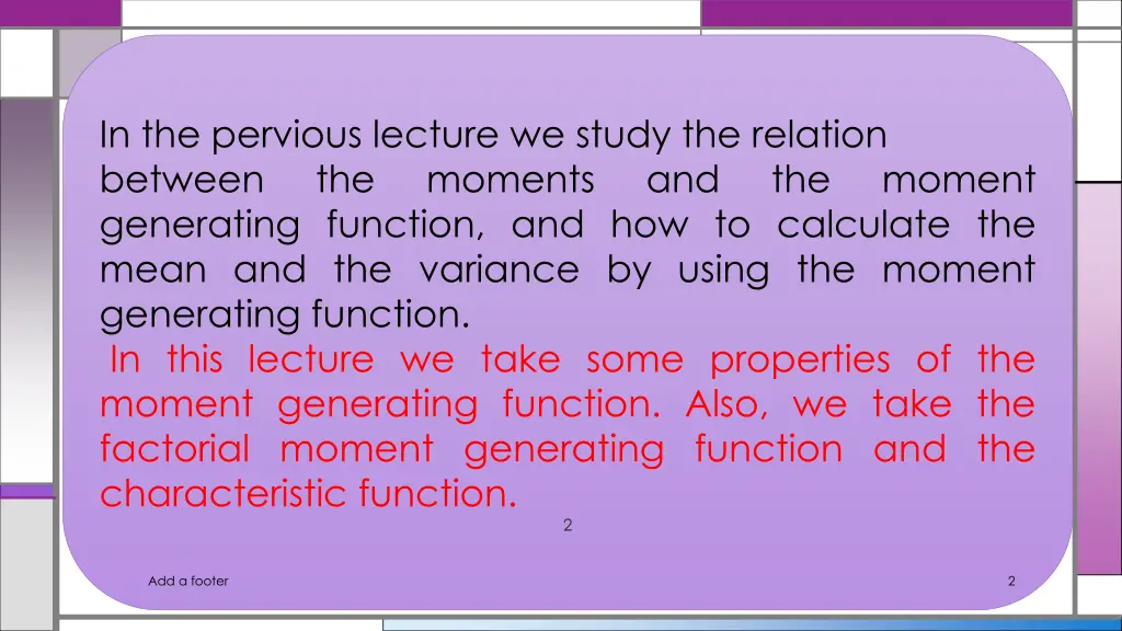 in the pervious lecture we study the relation