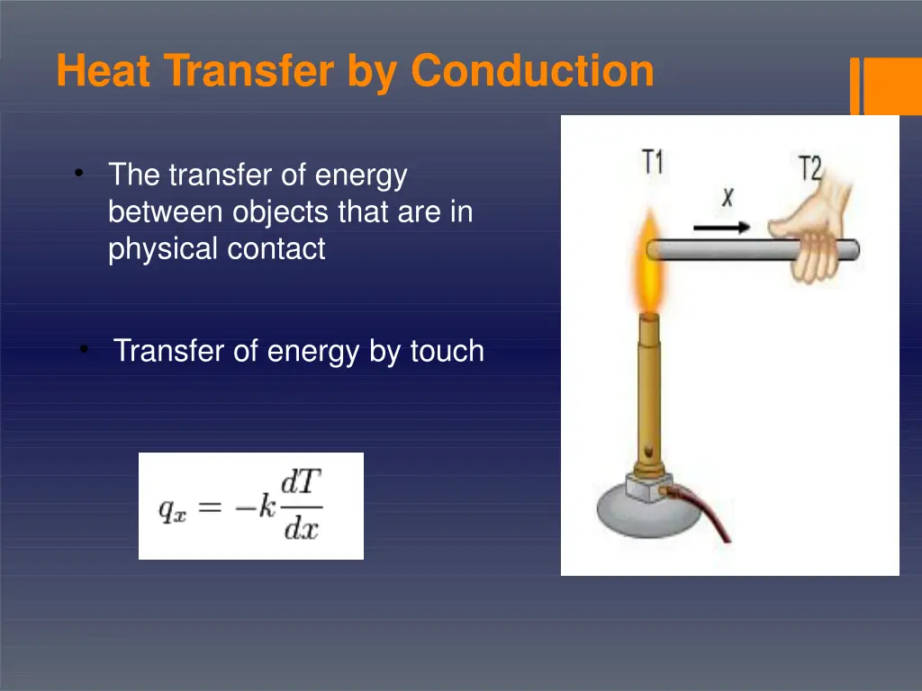 heat transfer by conduction