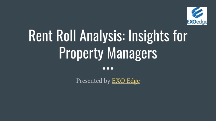 rent roll analysis insights for property managers