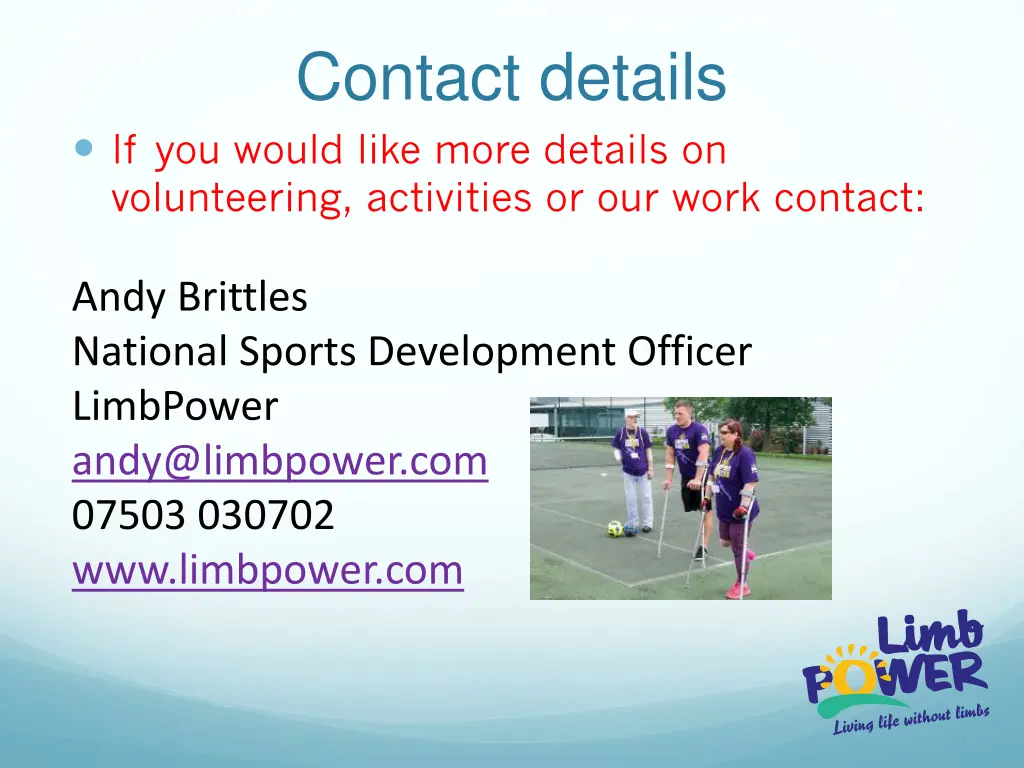 contact details