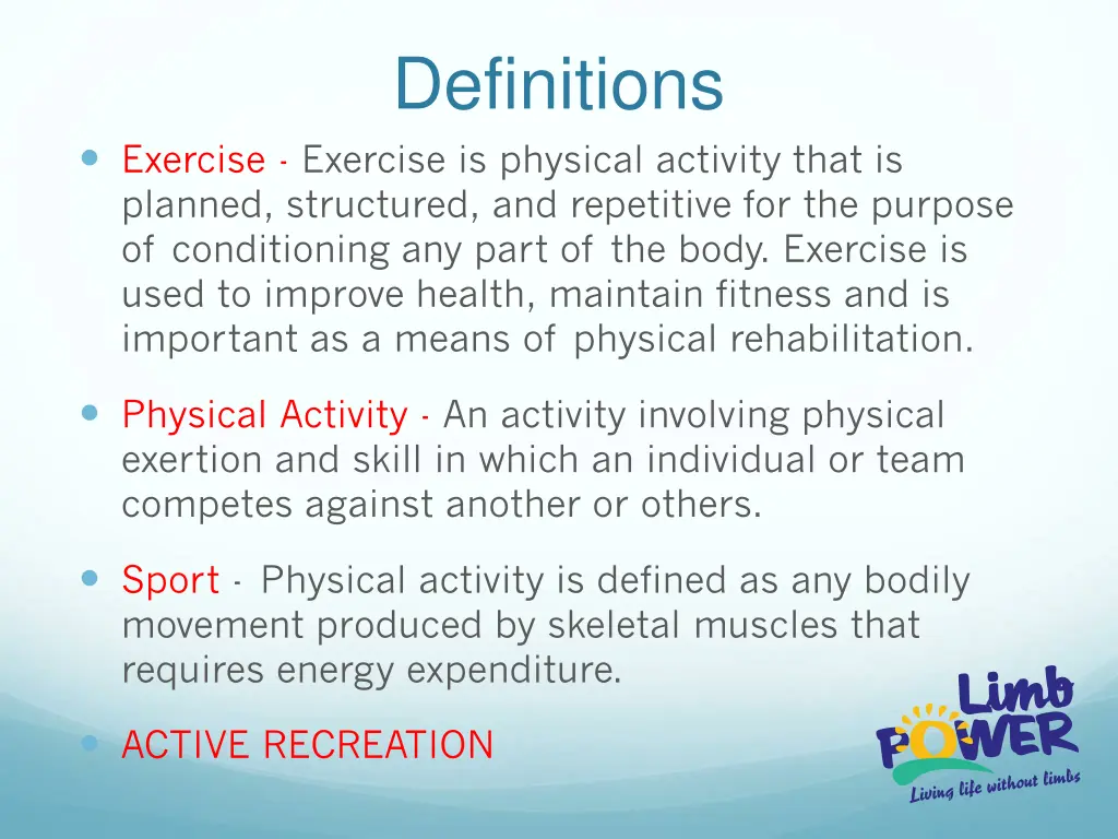 definitions