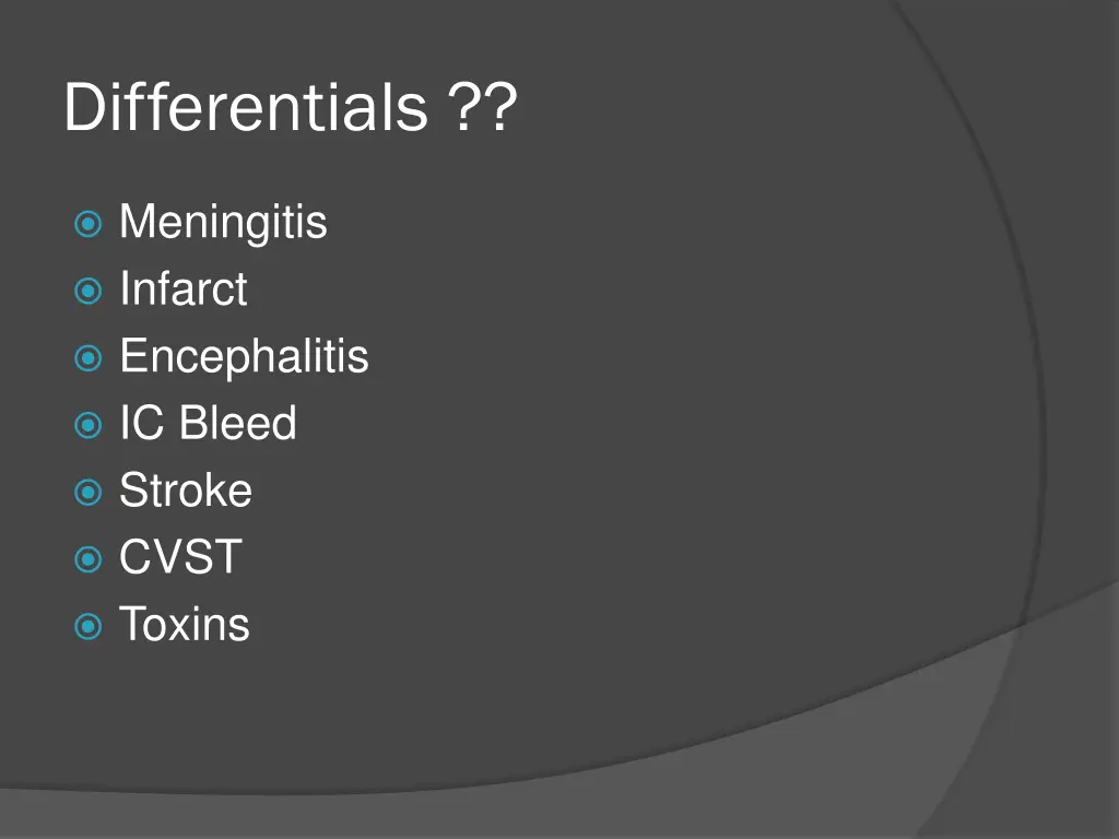 differentials