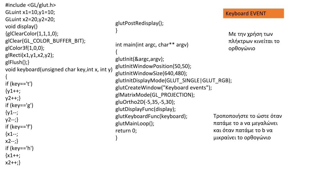 include gl glut h gluint x1 10 y1 10 gluint