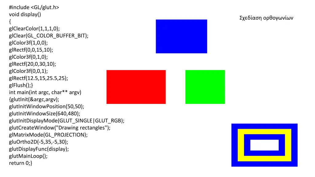 include gl glut h void display glclearcolor 1