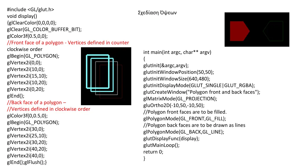 include gl glut h void display glclearcolor 2