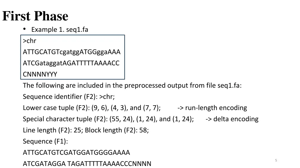 first phase example 1 seq1