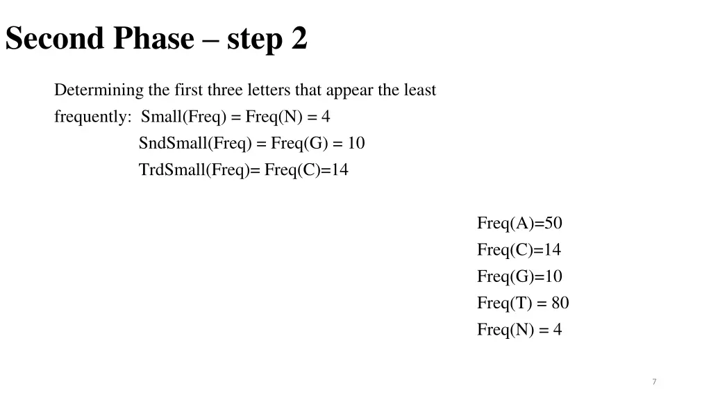 second phase step 2