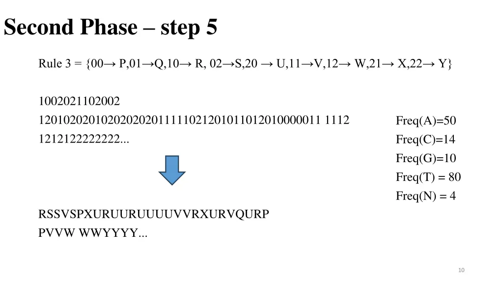 second phase step 5