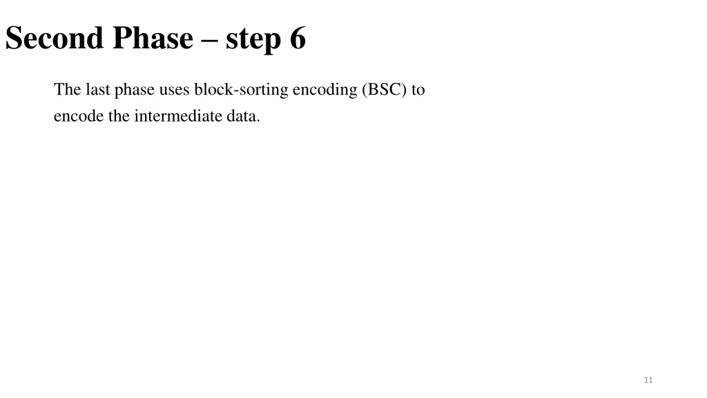 second phase step 6