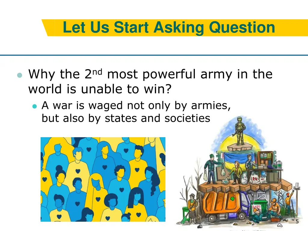 let us start asking question