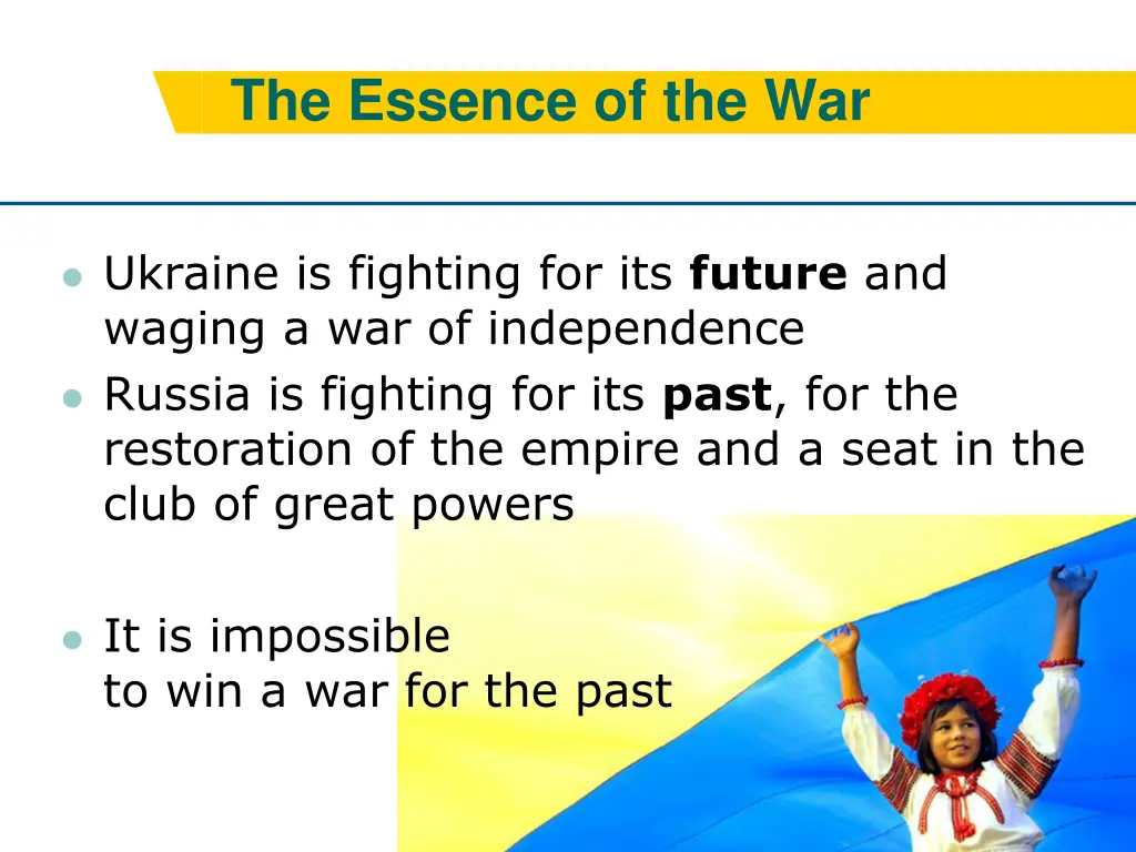 the essence of the war