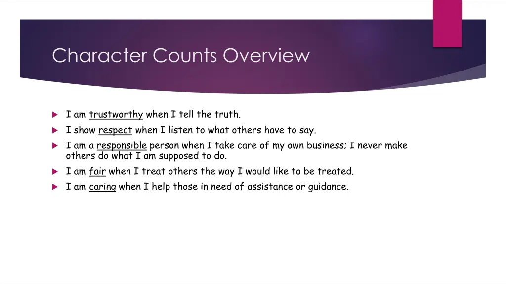 character counts overview
