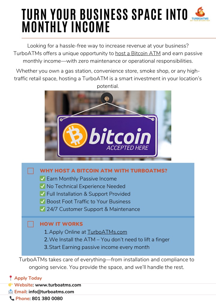 turn your business space into monthly income