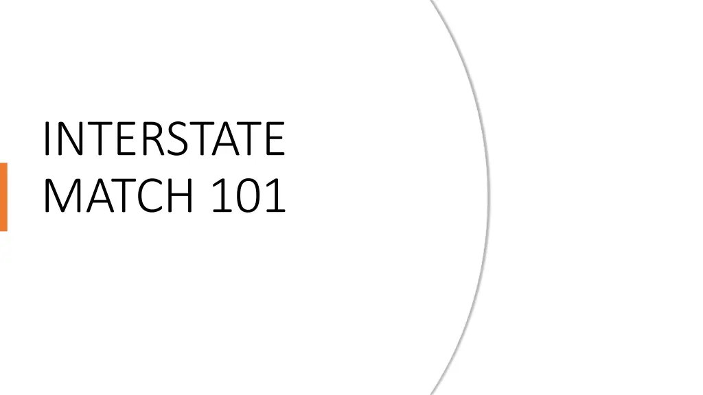 interstate match 101