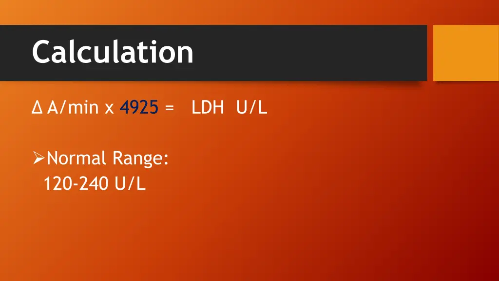 calculation