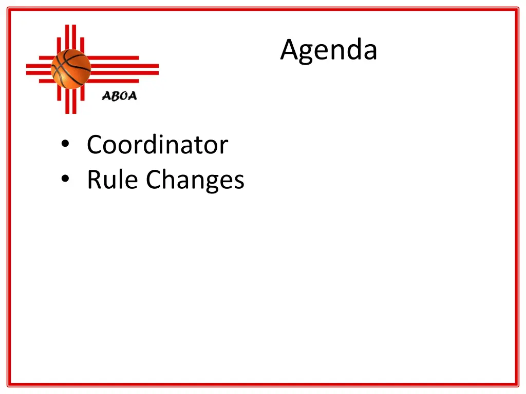 agenda