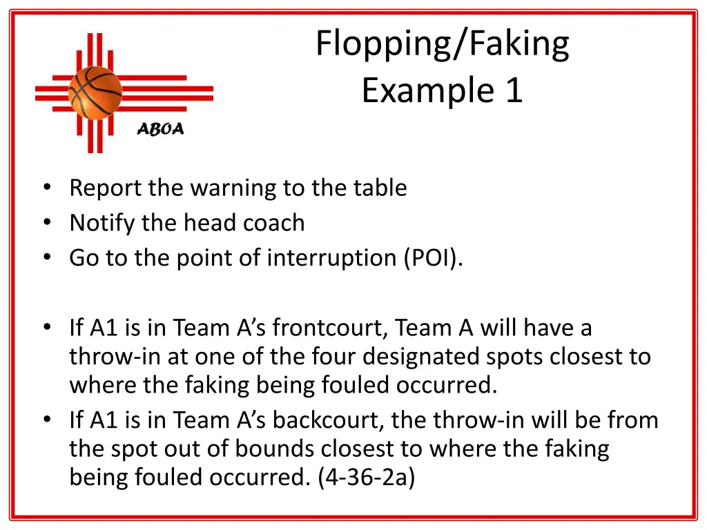 flopping faking example 1 1