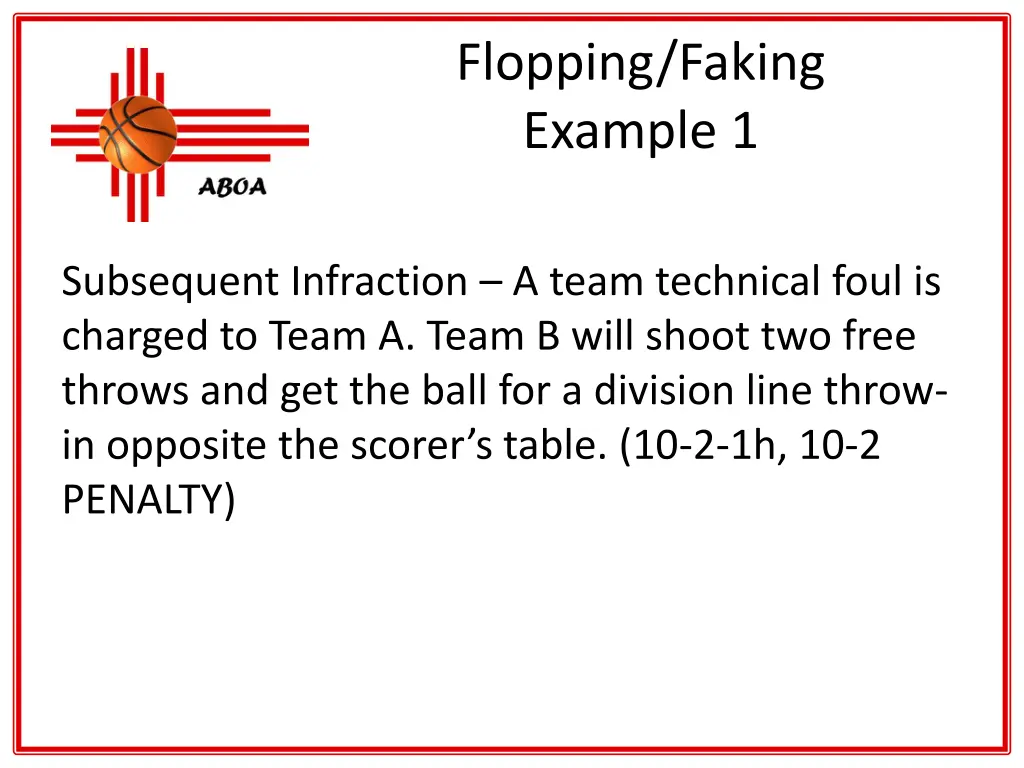 flopping faking example 1 2