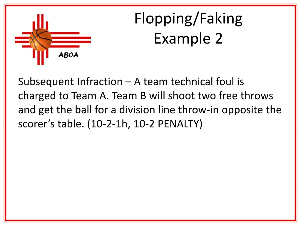flopping faking example 2 3