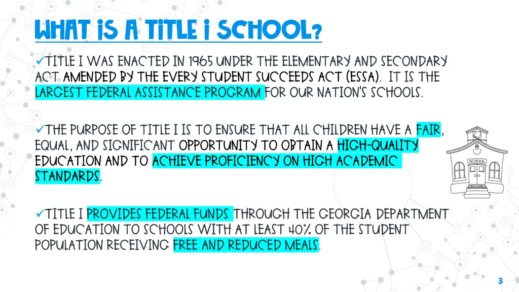 what is a title i school what is a title i school