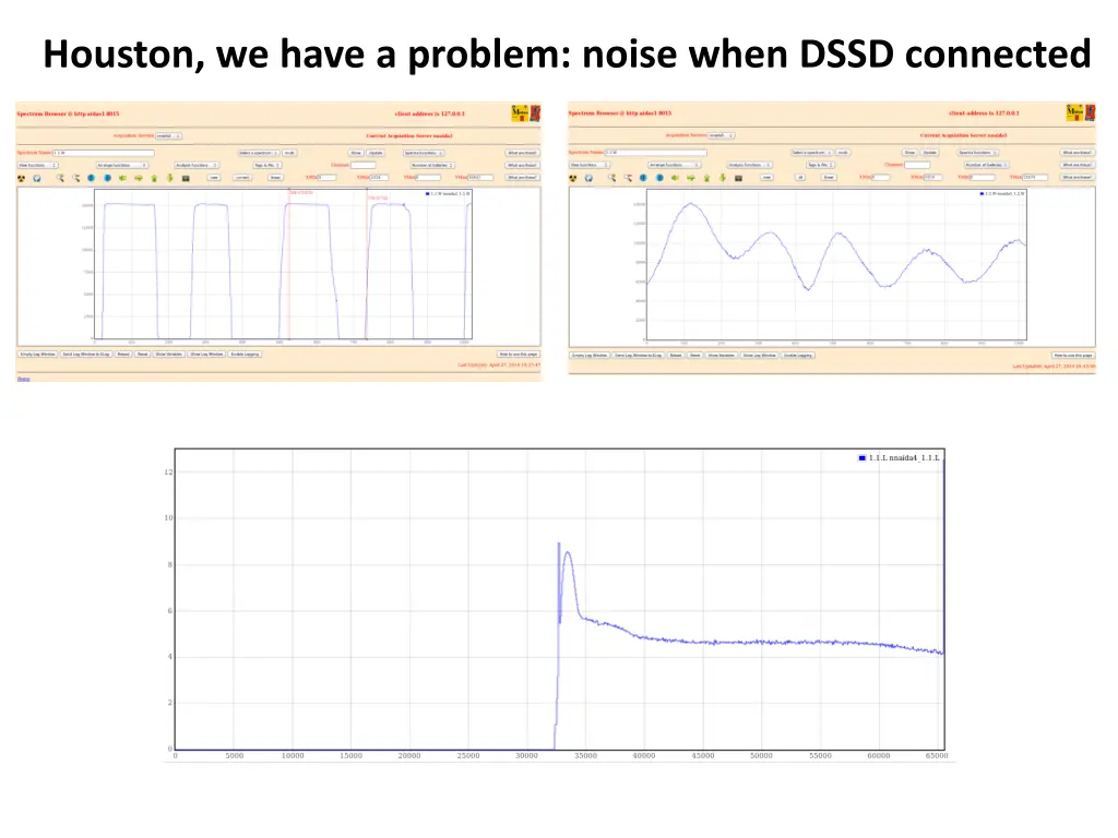houston we have a problem noise when dssd