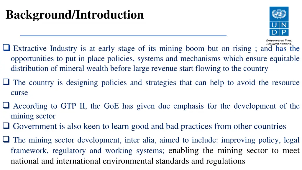 background introduction